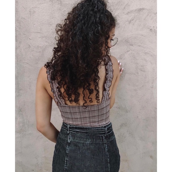 🆕Plaid Ruffle Bodysuit - Picture 8 of 8